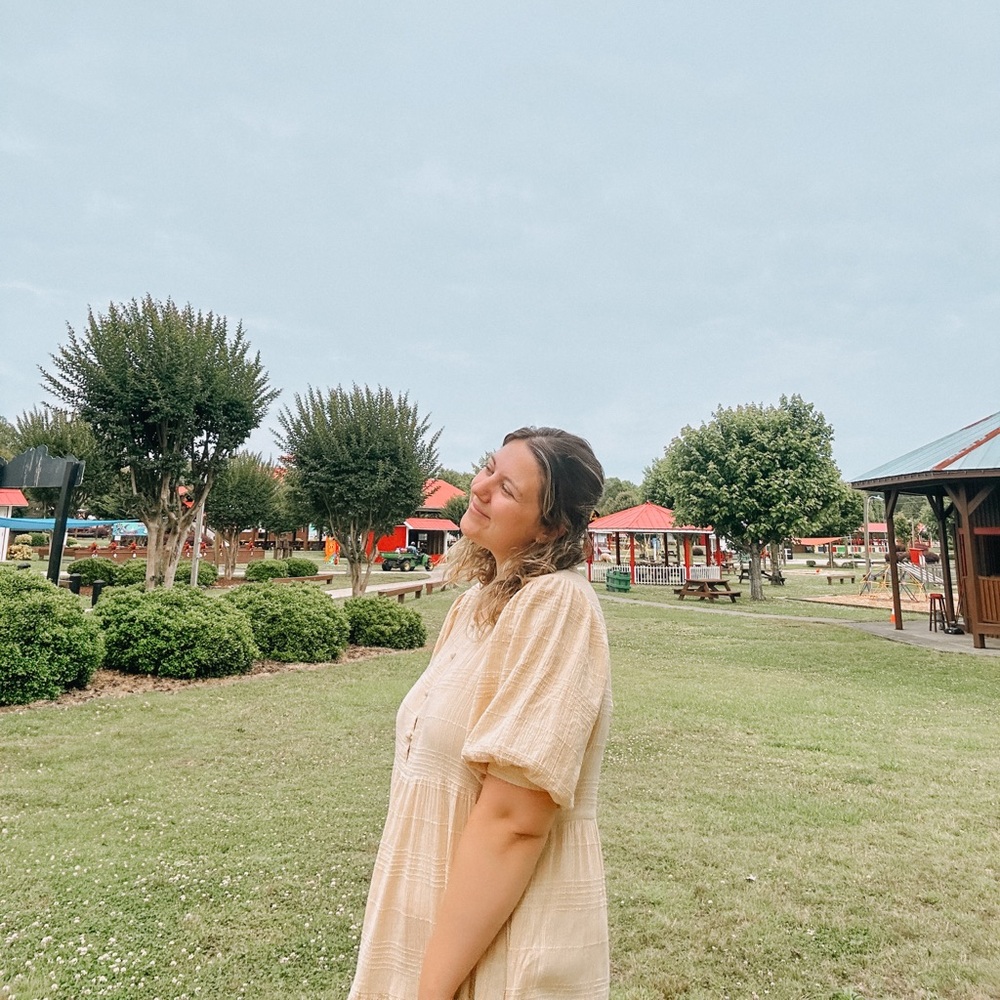 Daughters of India Cream Midi Dress